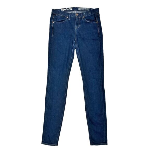 MADEWELL Skinny Skinny Jeans Dark Blue Wash Size 26x32 - Picture 1 of 7